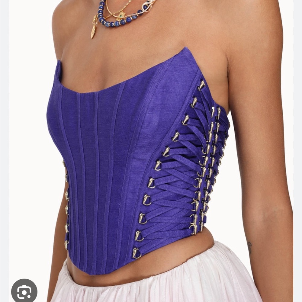 Zimmermann Purple Corset Size 0